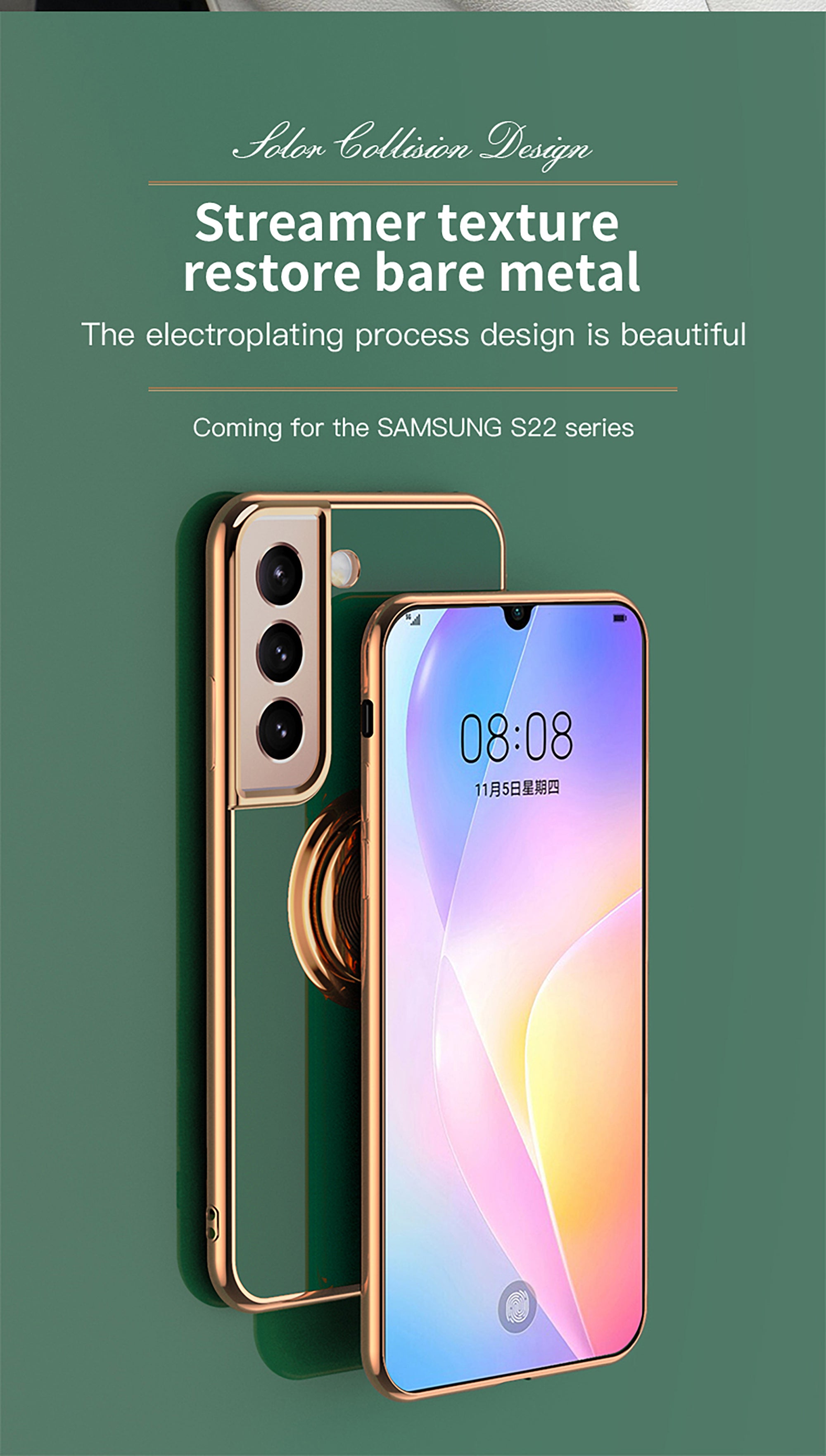 Maleyin Handyhülle für Samsung Galaxy S21 S22 Plus Ultra Ring Ständer Hülle Case