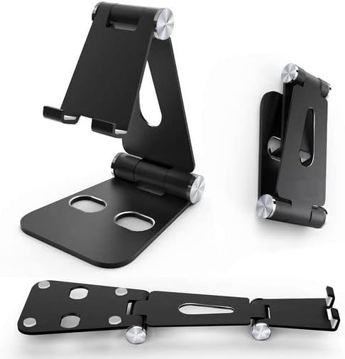Maleyin Handy Halter Tablet Ständer Halterung Smartphone Stativ klappbar Metall