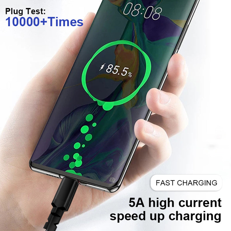 Maleyin USB-C zu C Schnellladekabel 100W für Samsung iPhone 15 16 17 Xiaomi Datenkabel