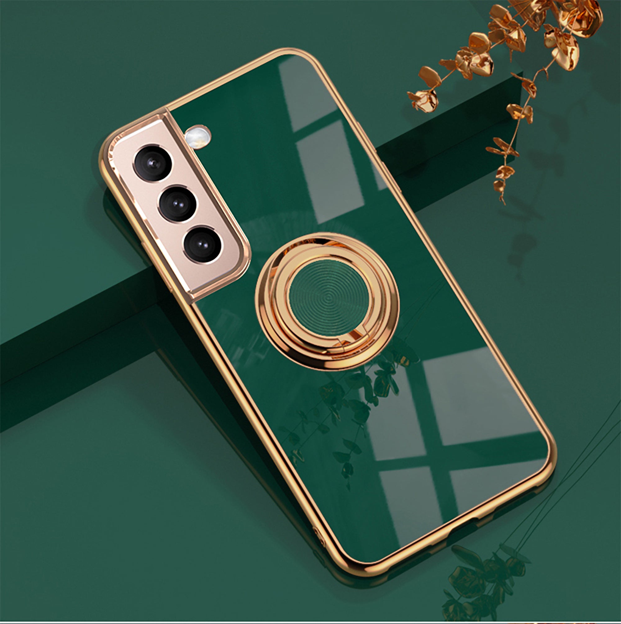 Maleyin Handyhülle für Samsung Galaxy S21 S22 Plus Ultra Ring Ständer Hülle Case
