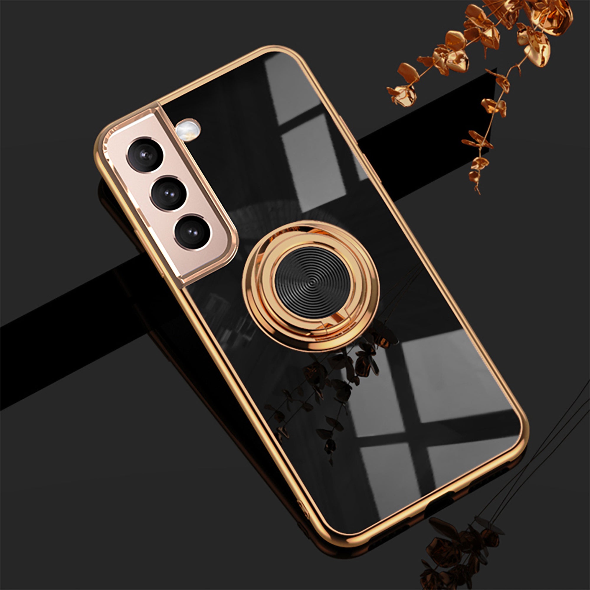 Maleyin Handyhülle für Samsung Galaxy S21 S22 Plus Ultra Ring Ständer Hülle Case