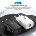 Maleyin 25W Schnell Ladeadapter USB-C + USB-A Ladegerät Netzteil Poweradapter