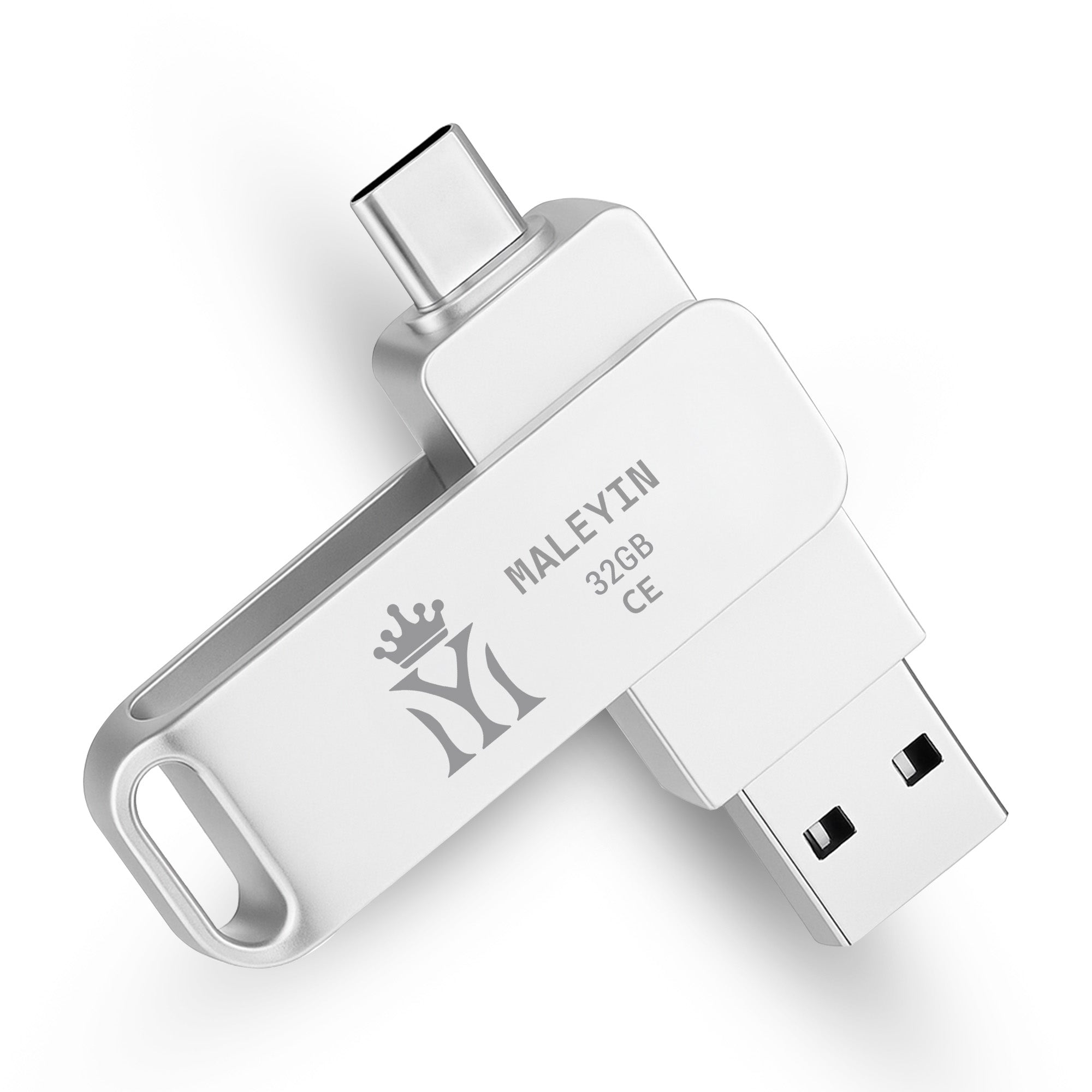 Maleyin USB-C + USB-A Dual Drive Speicherstick 32 64 128 256 512 GB
