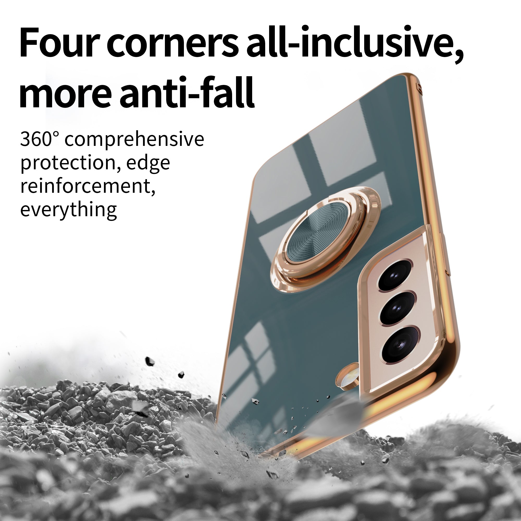 Maleyin Handyhülle für Samsung Galaxy S21 S22 Plus Ultra Ring Ständer Hülle Case