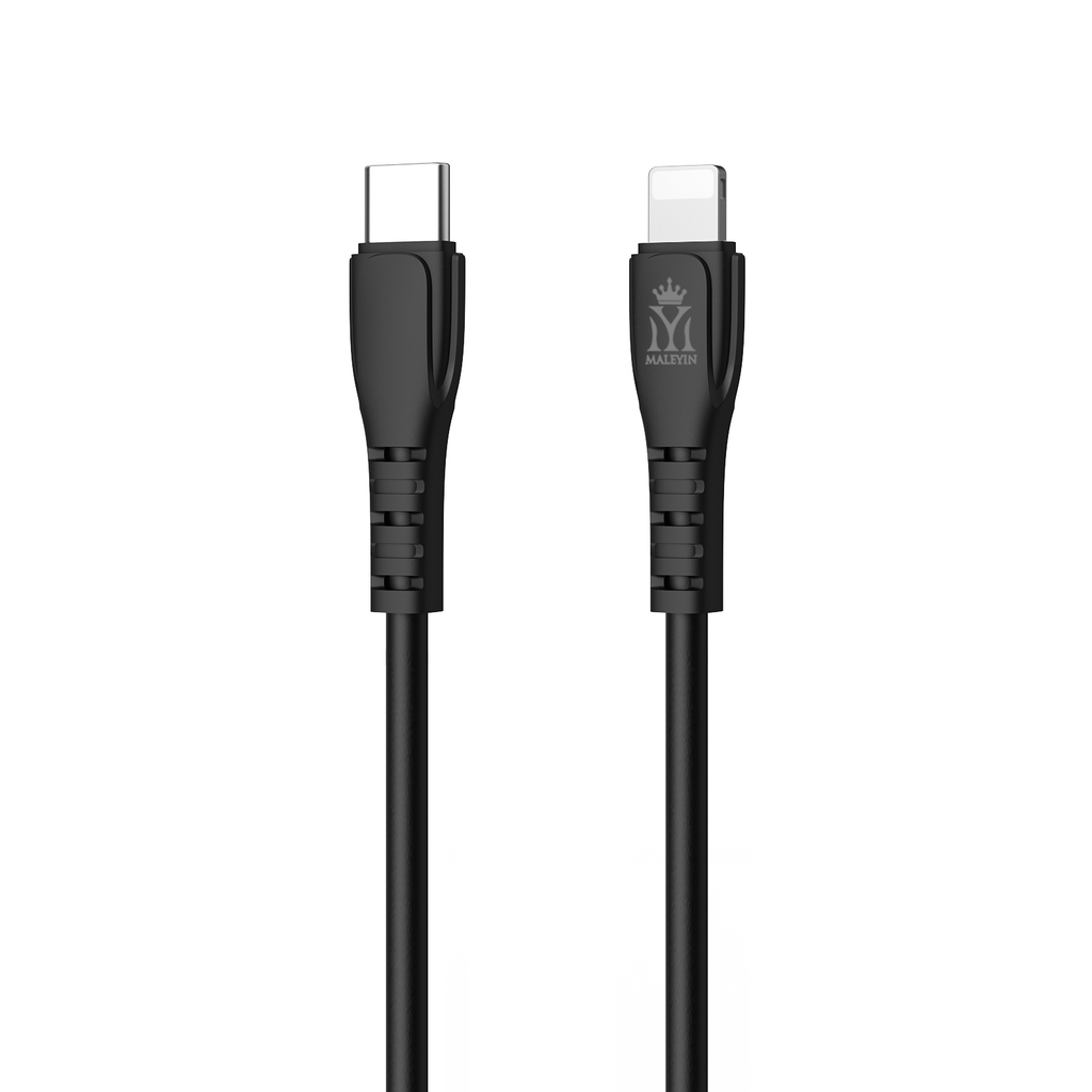 Maleyin USB-C Schnellladekabel für iPhone X XS 11 12 13 14 Pro Max Datenkabel 27 Watt