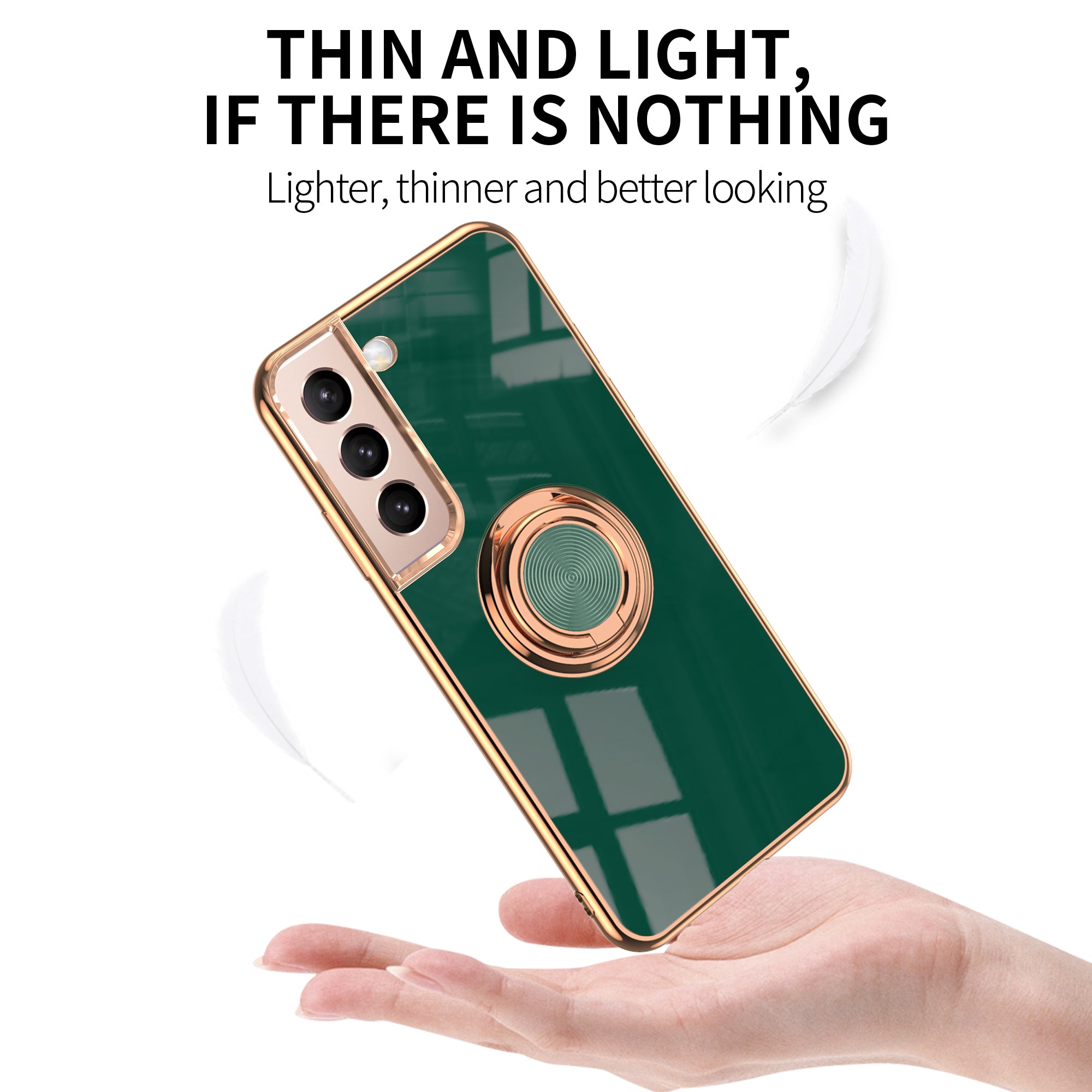 Maleyin Handyhülle für Samsung Galaxy S21 S22 Plus Ultra Ring Ständer Hülle Case