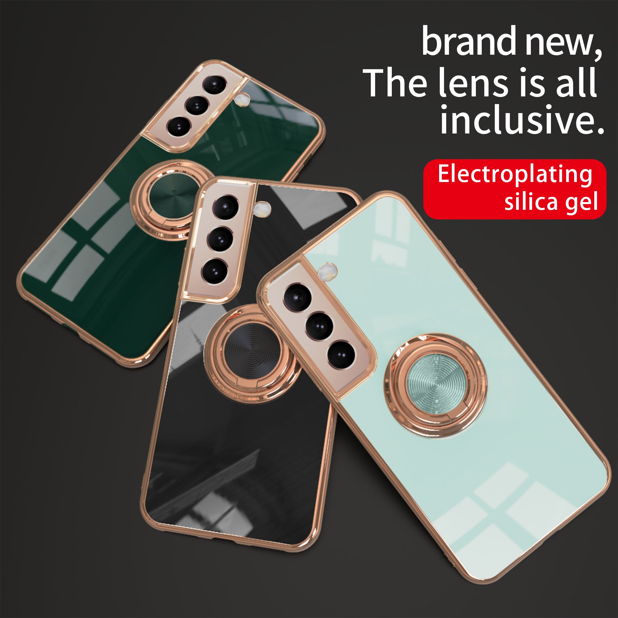 Maleyin Handyhülle für Samsung Galaxy S21 S22 Plus Ultra Ring Ständer Hülle Case