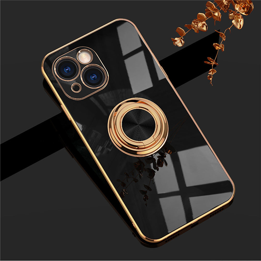 Maleyin Handyhülle für iPhone 13 Pro Max Ring Ständer Schutz Hülle Case