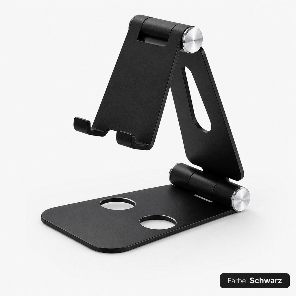 Maleyin Handy Halter Tablet Ständer Halterung Smartphone Stativ klappbar Metall
