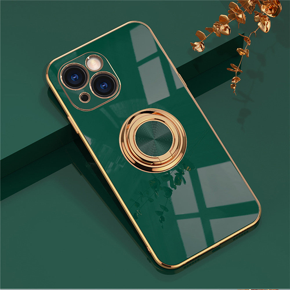 Maleyin Handyhülle für iPhone 13 Pro Max Ring Ständer Schutz Hülle Case