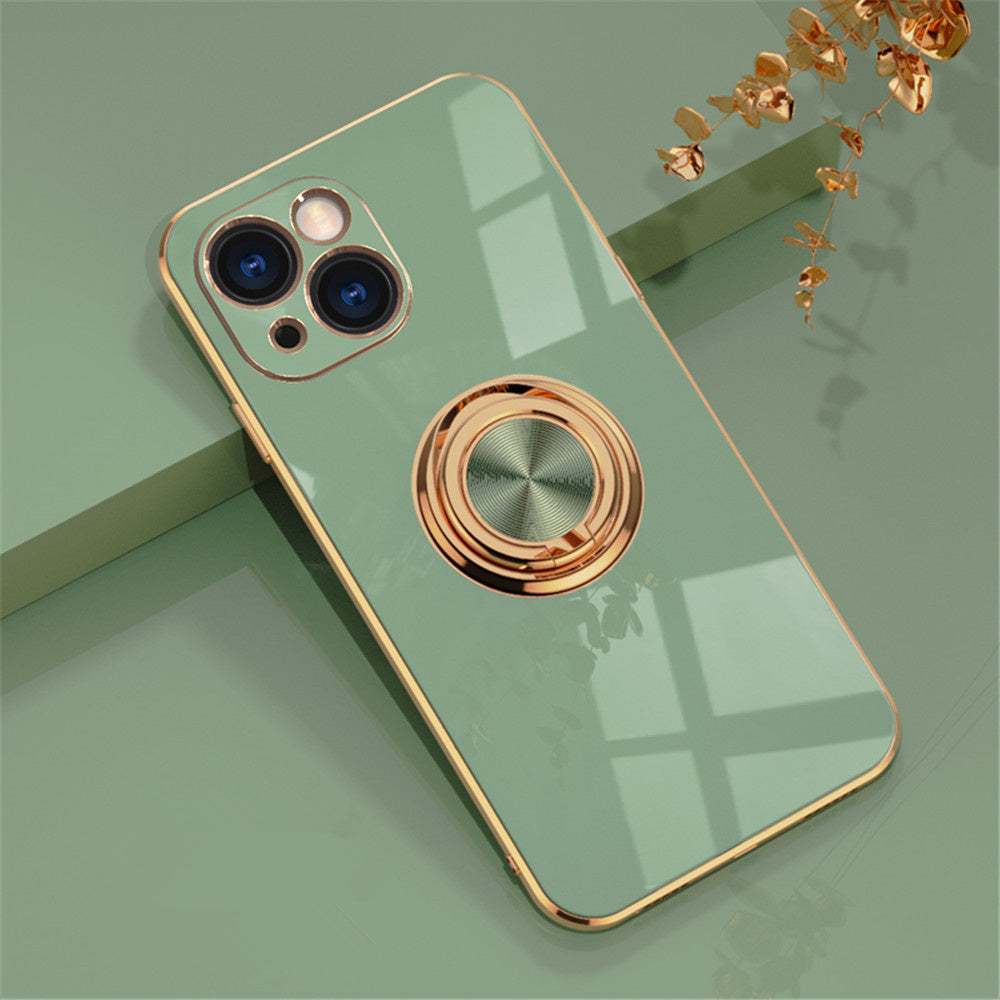 Maleyin Handyhülle für iPhone 13 Pro Max Ring Ständer Schutz Hülle Case