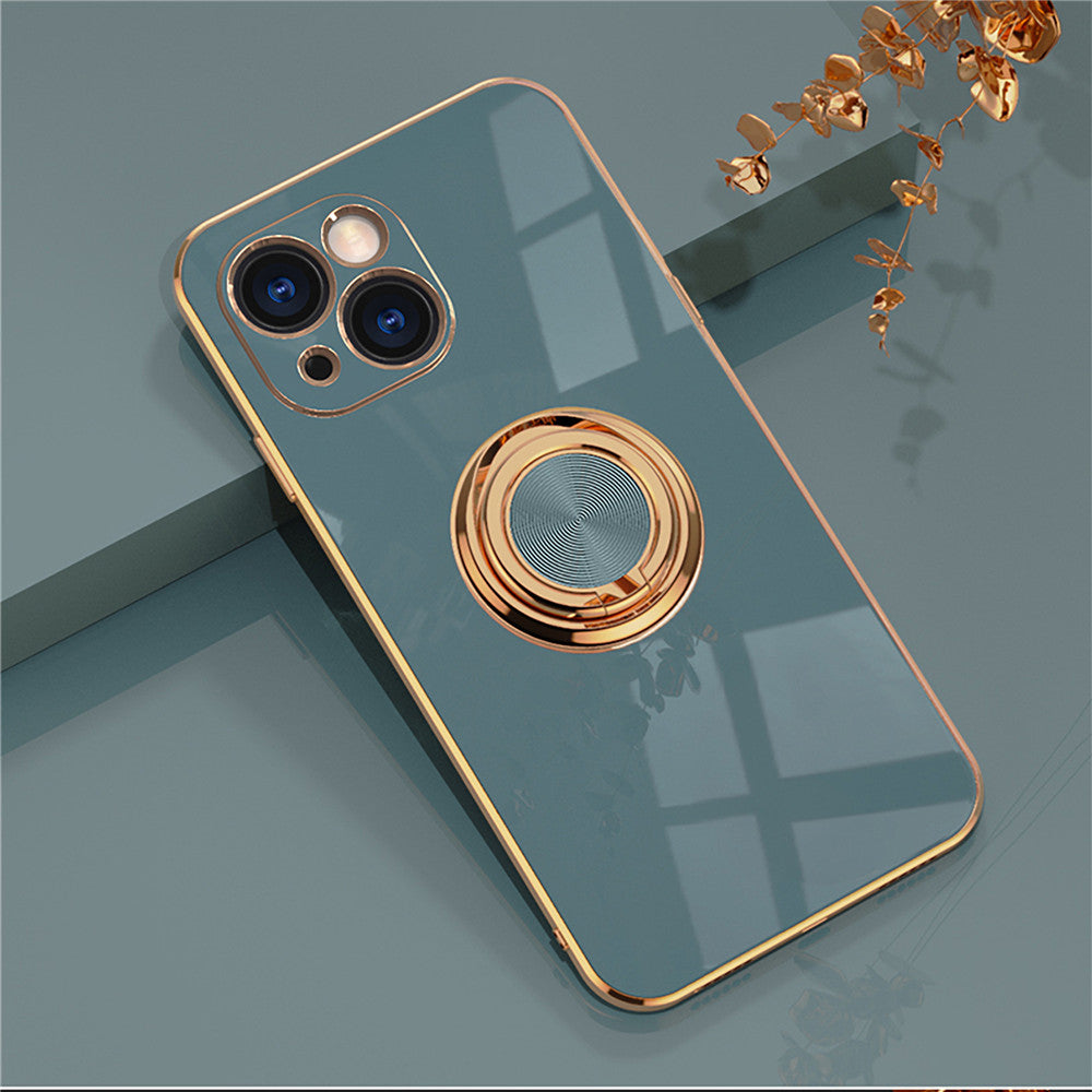 Maleyin Handyhülle für iPhone 13 Pro Max Ring Ständer Schutz Hülle Case