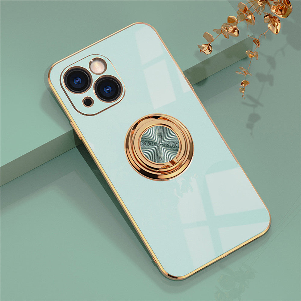 Maleyin Handyhülle für iPhone 13 Pro Max Ring Ständer Schutz Hülle Case