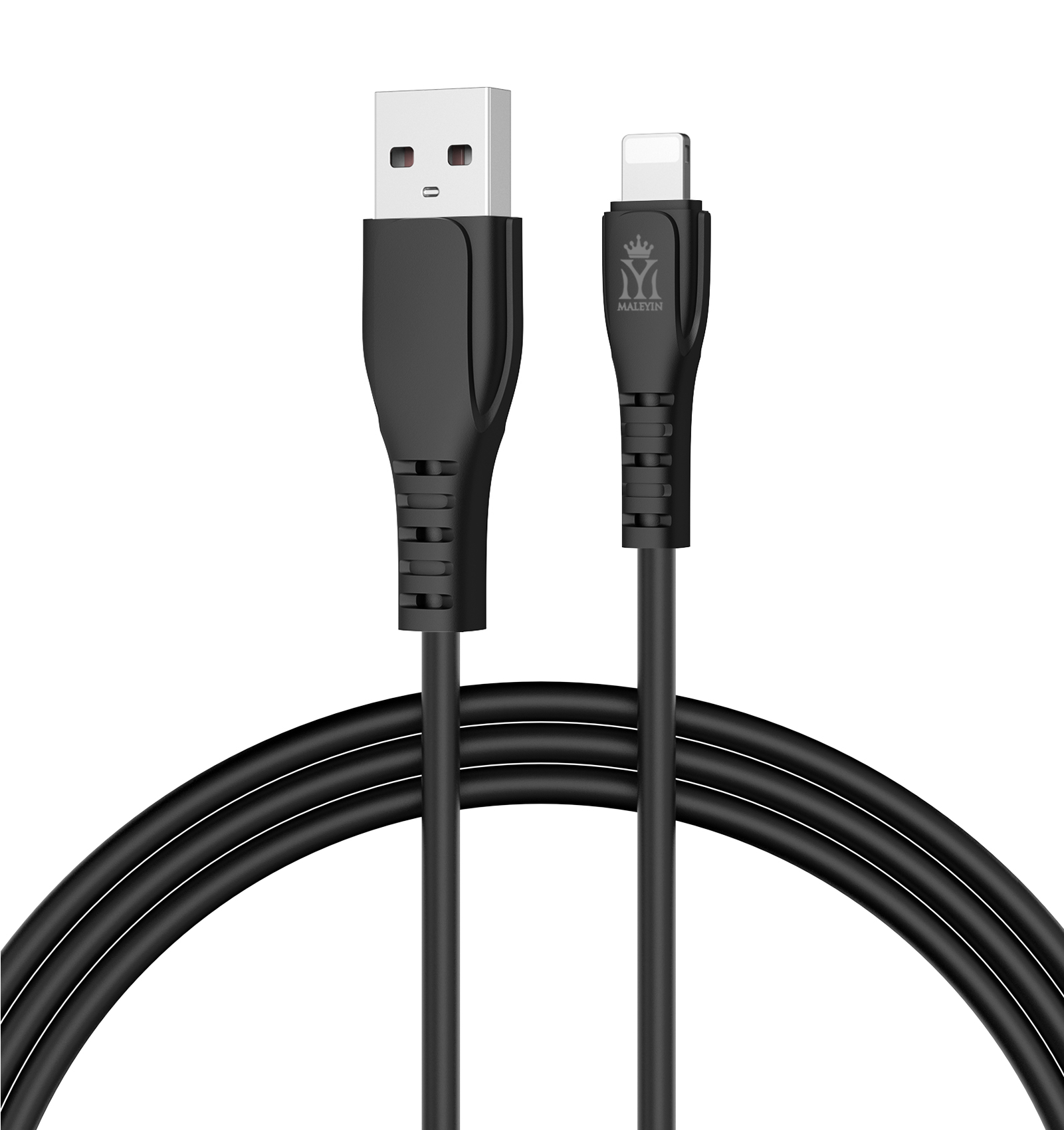 Maleyin USB-A Ladekabel für iPhone X XS 11 12 13 14 Pro Max Datenkabel