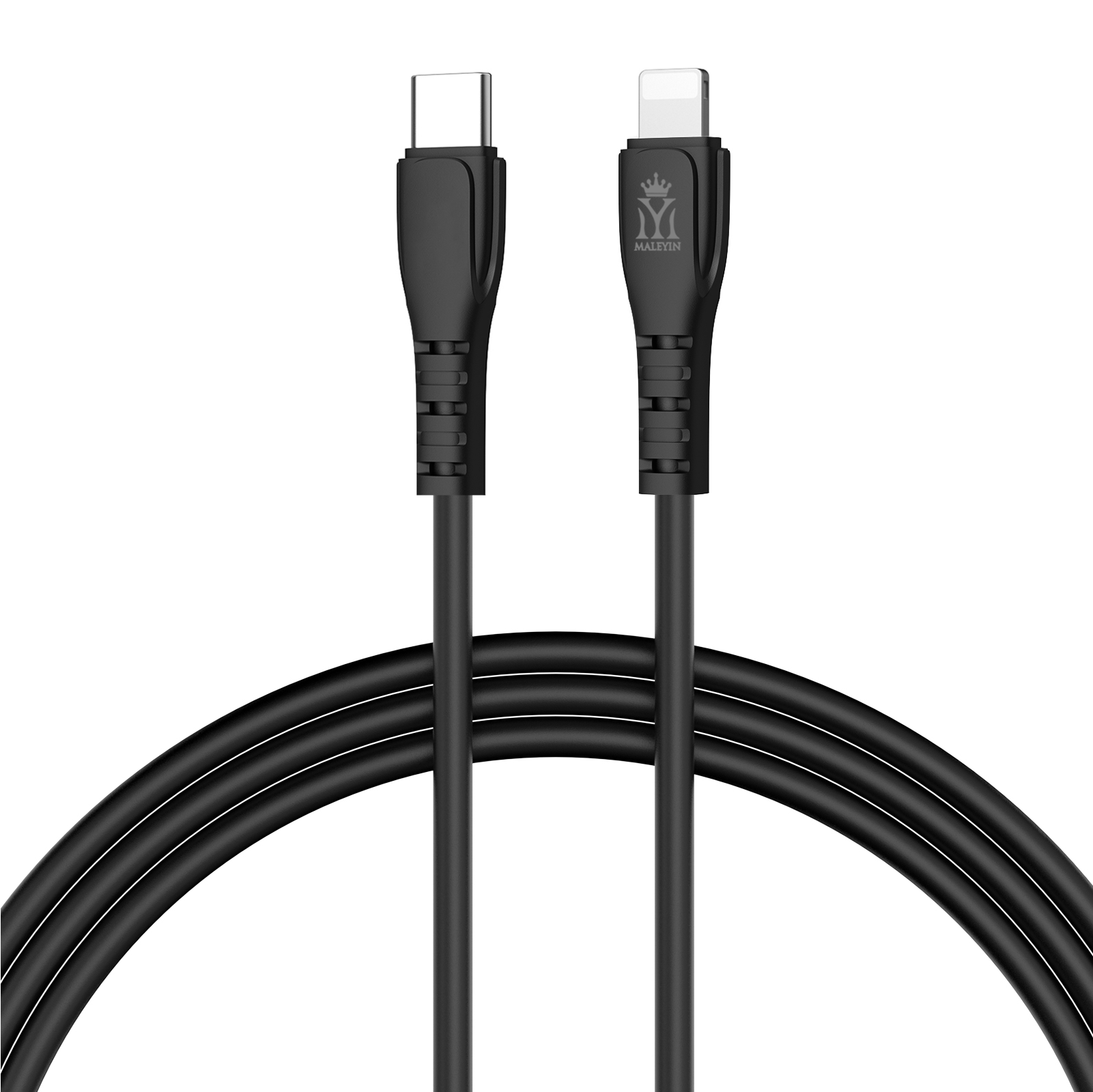 Maleyin USB-C Schnellladekabel für iPhone X XS 11 12 13 14 Pro Max Datenkabel 27 Watt