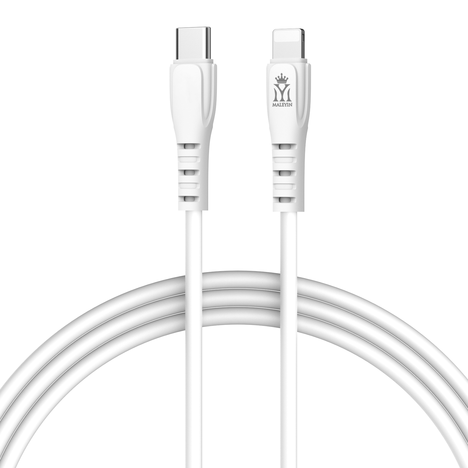 Maleyin USB-C Schnellladekabel für iPhone X XS 11 12 13 14 Pro Max Datenkabel 27 Watt