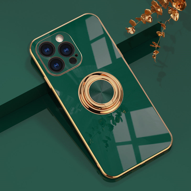 Maleyin Handyhülle für iPhone 13 Pro Max Ring Ständer Schutz Hülle Case
