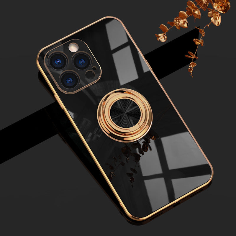 Maleyin Handyhülle für iPhone 13 Pro Max Ring Ständer Schutz Hülle Case