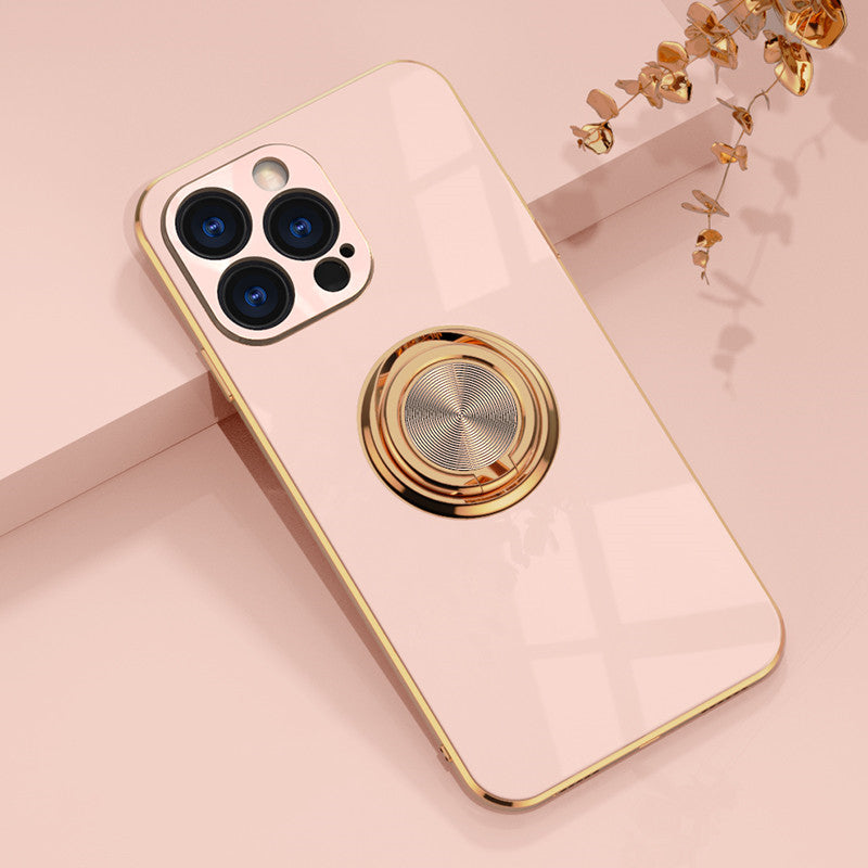 Maleyin Handyhülle für iPhone 13 Pro Max Ring Ständer Schutz Hülle Case