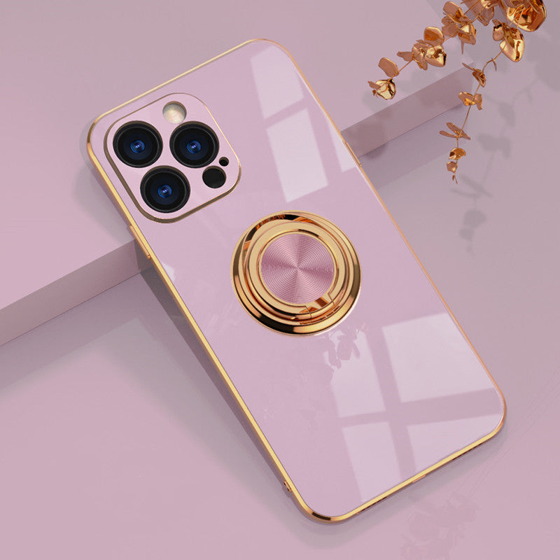 Maleyin Handyhülle für iPhone 13 Pro Max Ring Ständer Schutz Hülle Case