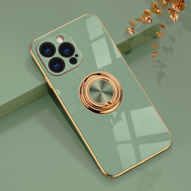 Maleyin Handyhülle für iPhone 13 Pro Max Ring Ständer Schutz Hülle Case