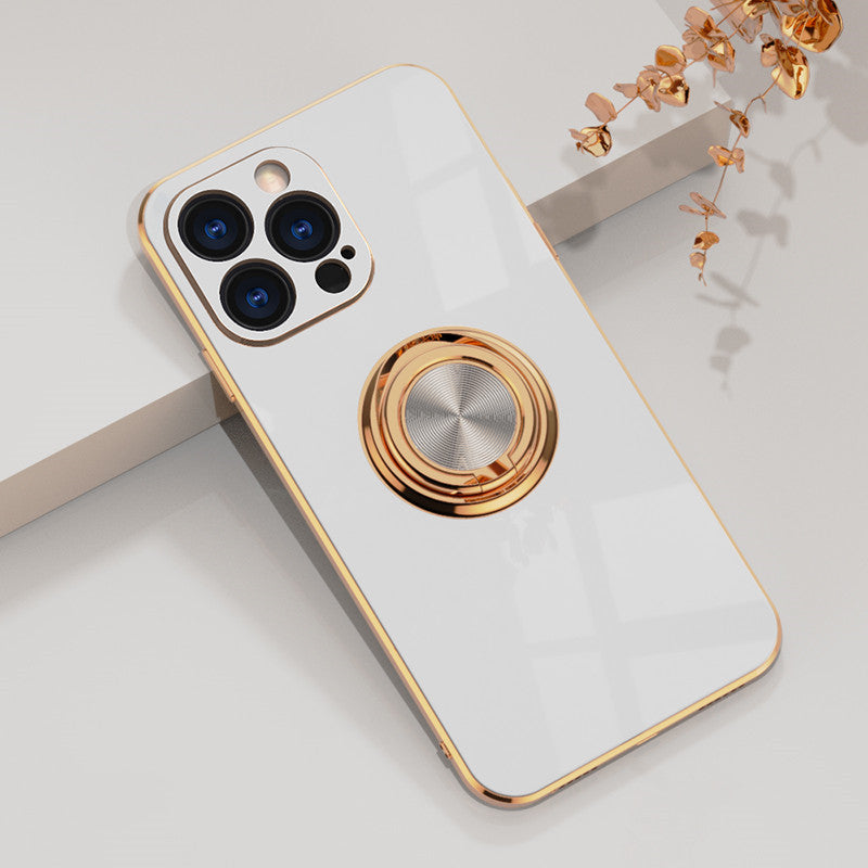 Maleyin Handyhülle für iPhone 13 Pro Max Ring Ständer Schutz Hülle Case