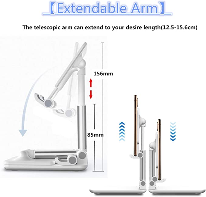 Maleyin Handy Ständer Smartphone Stativ Tablet Tisch Halter verstellbar faltbar