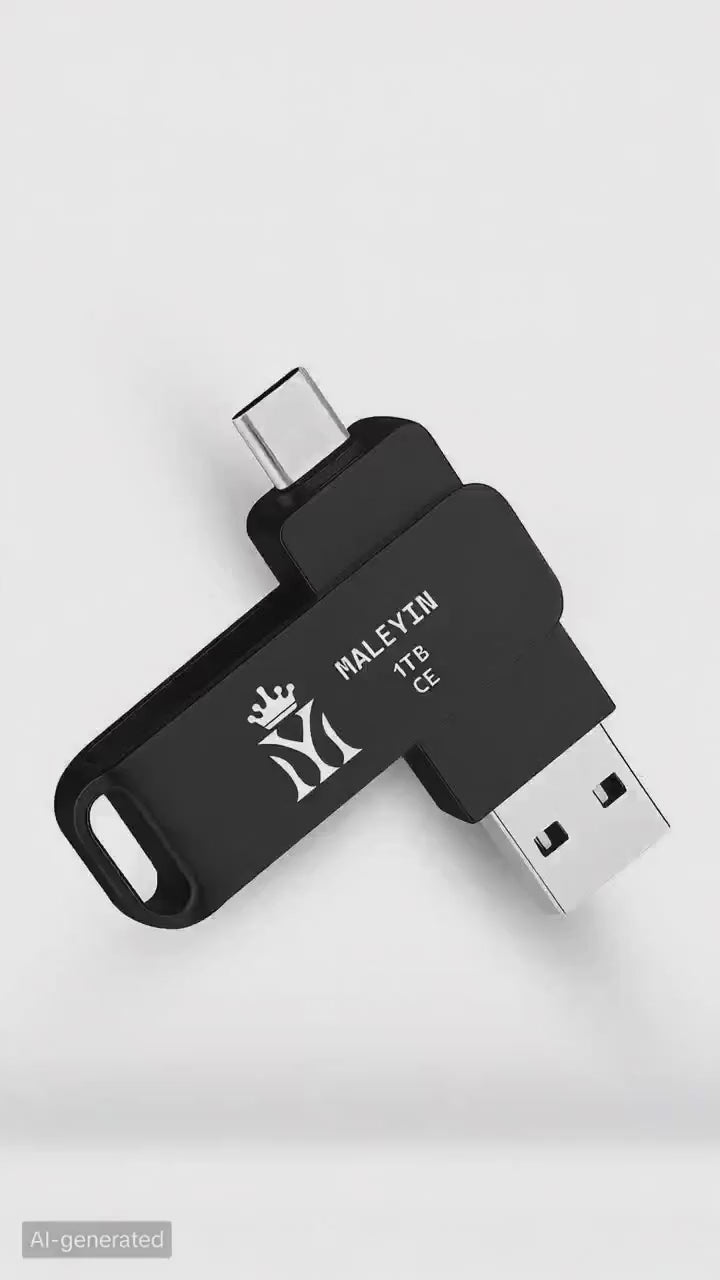 Maleyin USB-C + USB-A Dual Drive Speicherstick 32 64 128 256 512 GB