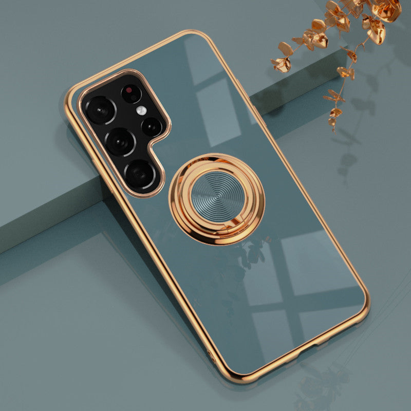 Maleyin Handyhülle für Samsung Galaxy S21 S22 Plus Ultra Ring Ständer Hülle Case